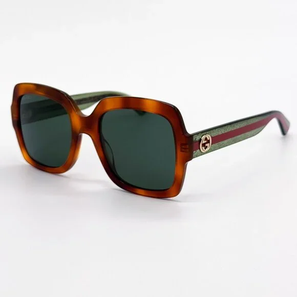 NEW GUCCI SUNGLASSES GG0036SN 003 HAVANA WOMEN EYEWEAR GUCCI - Picture 8 of 11